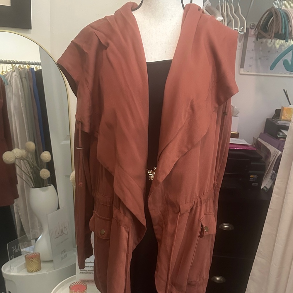 Billabong Terracotta Sleeveless Cardigan
